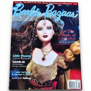 Barbie Bazaar Magazine Camelot Medieval August 2000 Volume 12 Issue 4 Vintage